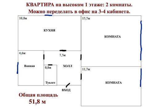 Продаж двокімнатної сталінки Печерськ, Липки