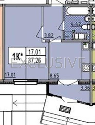 Продам 1к квартиру з виходом на вулицю, вул. Берковецька